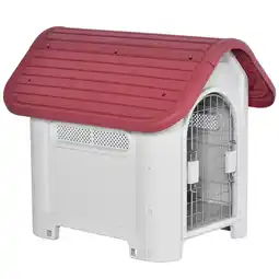 Netto Marken-Discount PawHut Hundehütte Metall, Kunststoff Angebot