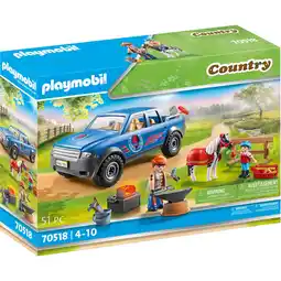 Netto Marken-Discount PLAYMOBIL Konstruktionsspielzeug Country Mobiler Hufschmied Angebot