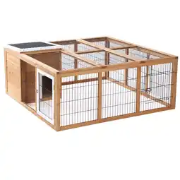 Netto Marken-Discount PawHut Kaninchenstall Tannenholz, Metall Angebot