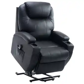 Netto Marken-Discount HOMCOM Fernsehsessel mit Aufstehhilfe Kunstleder, Schaumstoff Angebot