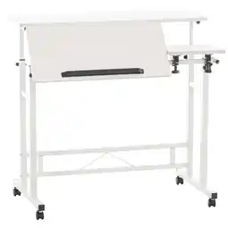 Netto Marken-Discount CLP Schreibtisch Telford I Neigbarer Computertisch Aus Metall I Laptoptisch Im Industrial Look Angebot