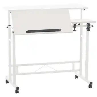 Netto Marken-Discount CLP Schreibtisch Telford I Neigbarer Computertisch Aus Metall I Laptoptisch Im Industrial Look Angebot