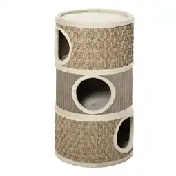 Netto Marken-Discount PawHut Kratztonne Spanplatte, kurzer Plüsch, Sisal, Algen Angebot
