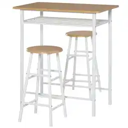 Netto Marken-Discount HOMCOM Bartisch Set MDF, Metall Angebot