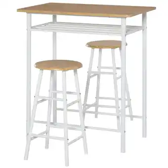 Netto Marken-Discount HOMCOM Bartisch Set MDF, Metall Angebot