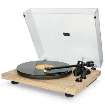 Netto Marken-Discount Lenco LBT-188PI - Plattenspieler mit Riemenantrieb und Bluetooth - Anti-Skating - Holz Angebot