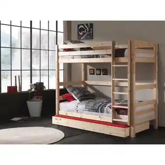 Netto Marken-Discount Etagen-Hochbett Pino 180 cm Höhe inkl. Bettschublade versch. Farben Angebot