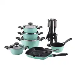 Netto Marken-Discount Aluguss- Set 17 tlg. mint, versch. Farben Angebot