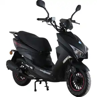 Netto Marken-Discount Alpha Motors Mofaroller Speedstar 50 ccm 25 kmh EURO 5 mattschwarz Angebot