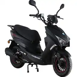 Netto Marken-Discount Alpha Motors Motorroller Speedstar 50 ccm 45 kmh EURO 5 mattschwarz Angebot