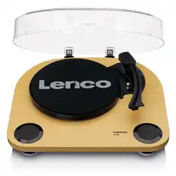 Netto Marken-Discount Lenco LS-40WD - Plattenspieler mit integrierten Lautsprechern - Holz Angebot