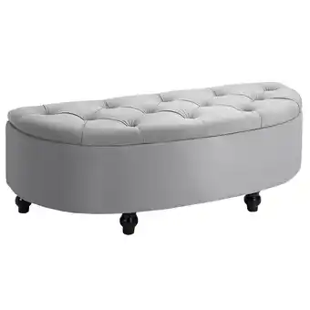 Netto Marken-Discount HOMCOM Sitzbank Polyester, Gummiholz Angebot