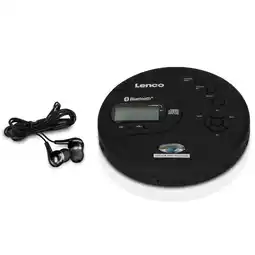 Netto Marken-Discount Lenco CD-300BK - Tragbarer Bluetooth CD-MP3-Player mit Stoßschutz Angebot