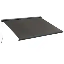 Netto Marken-Discount Outsunny Markise Aluminium, Stahl, Polyester-Gewebe Angebot