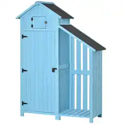 Netto Marken-Discount Outsunny Gerätehaus Tannenholz Angebot