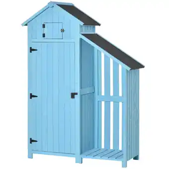 Netto Marken-Discount Outsunny Gerätehaus Tannenholz Angebot