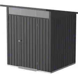 Netto Marken-Discount Tepro Metallgerätehaus Palladium 6x5 anthrazit Angebot