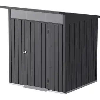 Netto Marken-Discount Tepro Metallgerätehaus Palladium 6x5 anthrazit Angebot