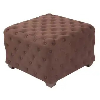 Netto Marken-Discount CLP Sitzhocker Nimes Stoff I Polsterhocker Eckig I Gesteppter Hocker Mit Zierknöpfen I Gepolstert Angebot