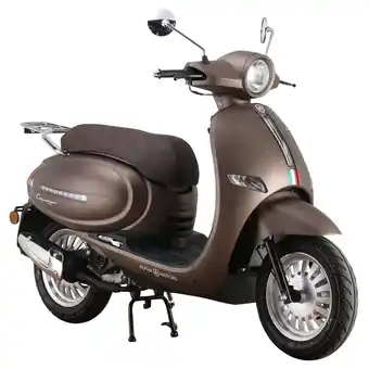 Netto Marken-Discount Alpha Motors Motorroller Cappucino 125 ccm 85 kmh EURO 5 mattbraun Angebot
