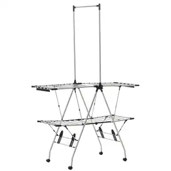 Netto Marken-Discount HOMCOM Trockenständer Edelstahl, PP-Kunststoff Angebot