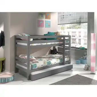 Netto Marken-Discount Etagen-Hochbett Pino 140 cm Höhe inkl. Bettschublade Angebot