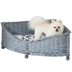 Netto Marken-Discount PawHut Hundebett Weide, Plüsch, PP Baumwolle Angebot