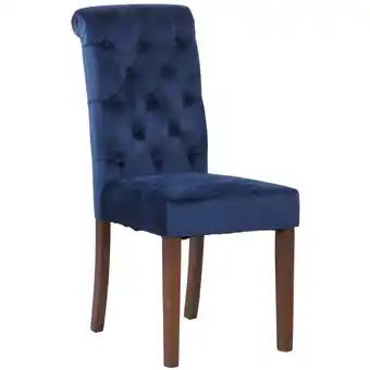 Netto Marken-Discount CLP Esszimmerstuhl Lisburn I Samt I Stoff I Polsterstuhl Gesteppt Chesterfield Design Angebot