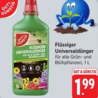 Gebauer's GUT&GÜNSTIG Flüssiger Universaldünger Angebot