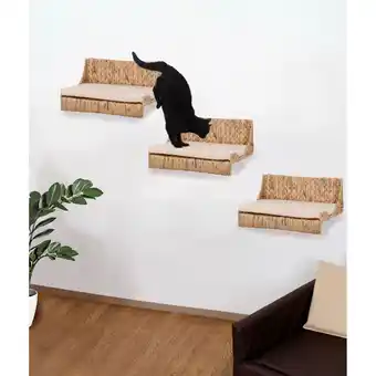 Netto Marken-Discount SILVIO DESIGN Kletterwand Fenja 3-teilig, natur Angebot
