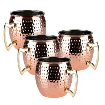 Netto Marken-Discount APS 4er Set Moscow Mule Becher 500 ml Kupfer glänzend Angebot