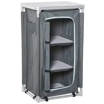 Netto Marken-Discount Outsunny Campingschrank Aluminium, 600D Oxford-Gewebe, MDF Angebot
