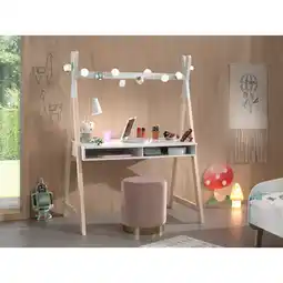 Netto Marken-Discount Kinderschreibtisch Kiddy Tipi weiß/natur Angebot