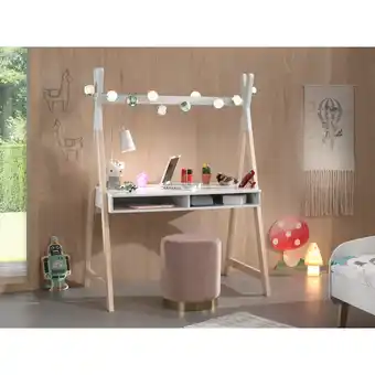Netto Marken-Discount Kinderschreibtisch Kiddy Tipi weiß/natur Angebot