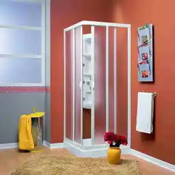 Netto Marken-Discount Eck-Duschkabine Vela freistehend 90x90 versch. Größen Angebot