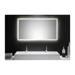 Netto Marken-Discount Posseik LED Spiegel 120x65 cm mit Touch Bedienung Angebot