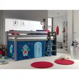 Netto Marken-Discount Spielbett Pino mit Textilset Vorhang versch. Designs Angebot
