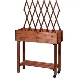 Netto Marken-Discount Rollbares Hochbeet mit Rankhilfe, Tischbeet für Terrasse & Balkon versch. Farben Angebot