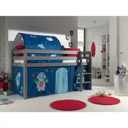 Netto Marken-Discount Spielbett Pino mit Textilset Vorhang und Tunnel versch. Designs Angebot