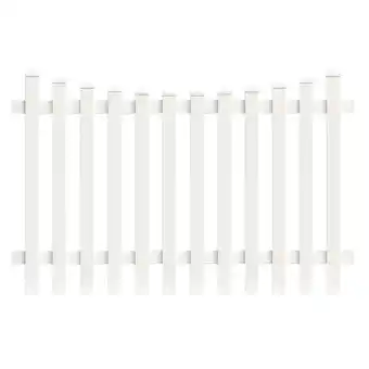 Netto Marken-Discount Zaunfeld Unterbogen 185,0cm x 180cm in Weiß Angebot