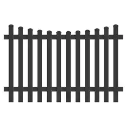 Netto Marken-Discount Zaunfeld Unterbogen 185,0cm x 180cm in Anthrazit Angebot