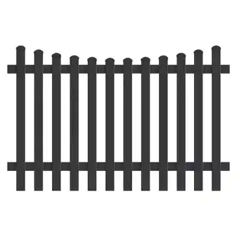 Netto Marken-Discount Zaunfeld Unterbogen 185,0cm x 180cm in Anthrazit Angebot