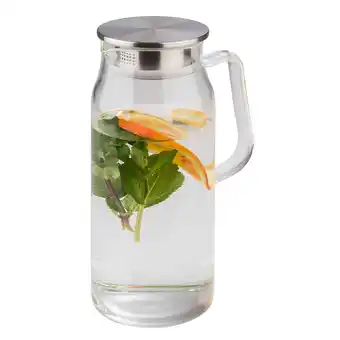 Netto Marken-Discount APS 1,5 Liter Glaskaraffe Glas/ Edelstahl Angebot