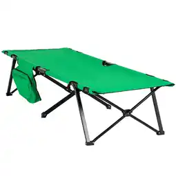 Netto Marken-Discount Outsunny Campingbett Stahl, Oxford-Gewebe, PE Angebot