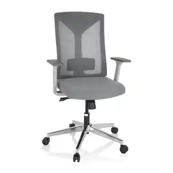 Netto Marken-Discount hjh OFFICE Profi Bürostuhl HALIFAX Stoff/Netzstoff mit Armlehnen Angebot