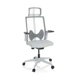 Netto Marken-Discount hjh OFFICE Profi Bürostuhl ARCEO W Stoff/Netzstoff mit Armlehnen (höhenverstellbar) Angebot
