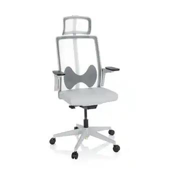 Netto Marken-Discount hjh OFFICE Profi Bürostuhl ARCEO W Stoff/Netzstoff mit Armlehnen (höhenverstellbar) Angebot