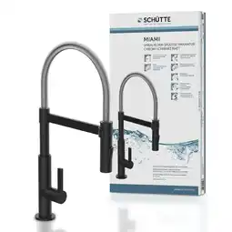 Netto Marken-Discount SCHÜTTE Küchenarmatur MIAMI mit Geschirrbrause Chrom/Schwarz matt Angebot
