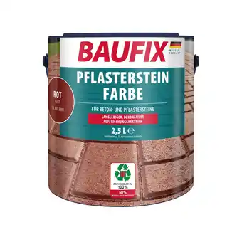 Netto Marken-Discount BAUFIX Pflasterstein Farbe rot, 2,5 Liter Angebot