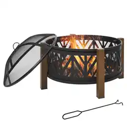 Netto Marken-Discount Outsunny Feuerschale Stahl Angebot